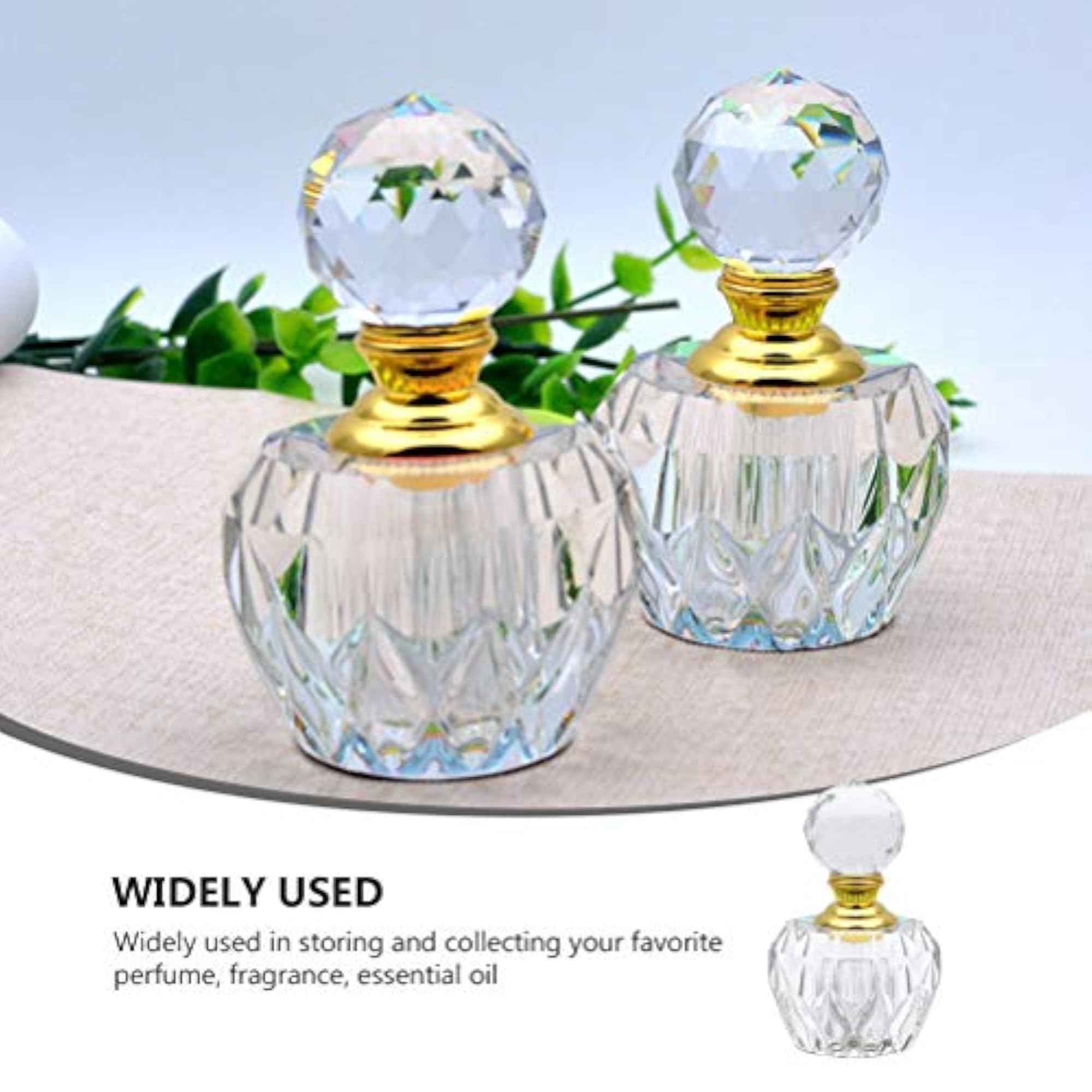 Crystal Empty Refillable Perfume Bottle